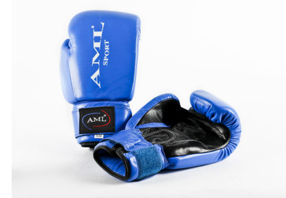 Боксерские перчатки AML SPORT Синего Цвета