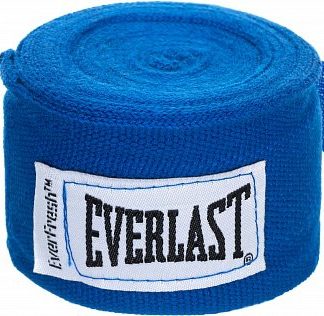 Боксерские Бинты Everlast Elastic 2,5 м Синие